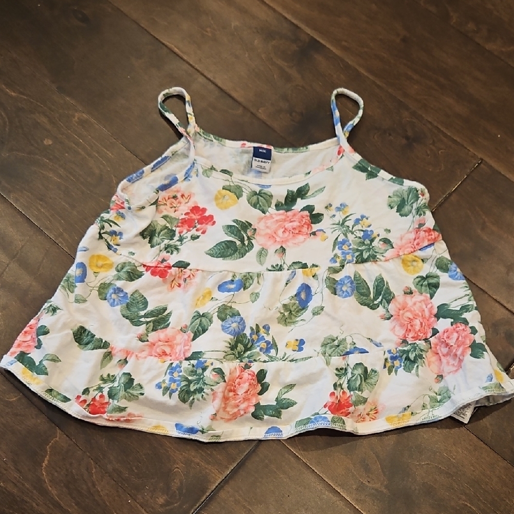 Old NAVY Floral Tank